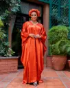 Akado Full Set Kaftan Headband Burnt Orange