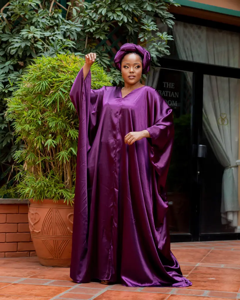 [Purple] Akado Full Set Kaftan Headgear Purple Currant (2XS)