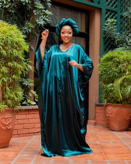 [Green] Akado Kaftan Only Without Headband Emerald Green (2XS)