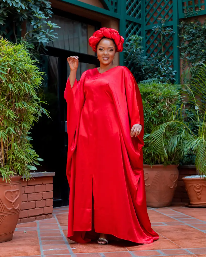 [Red] Akado Kaftan Only Without Headband Red (2XS)