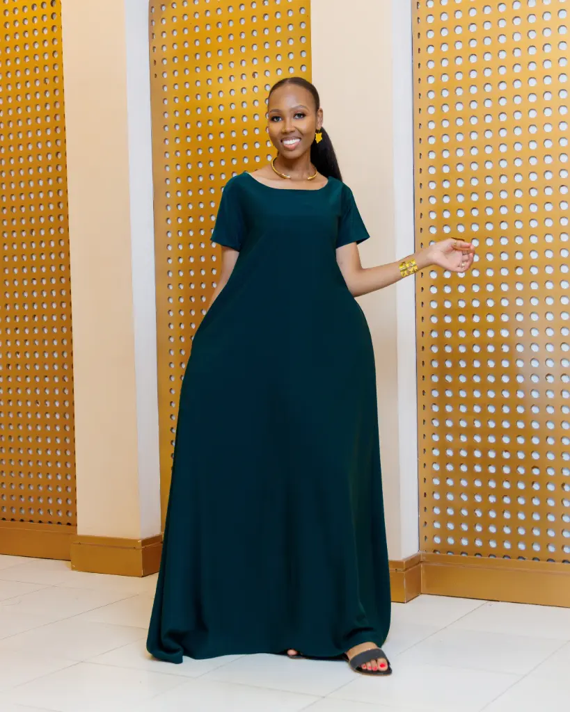 [Green] Alim Maxi Dress Emerald Green (2XS)