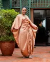 Alinjur Kaftan Dress Nude