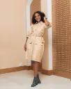 Safari Amboseli Dress Beige
