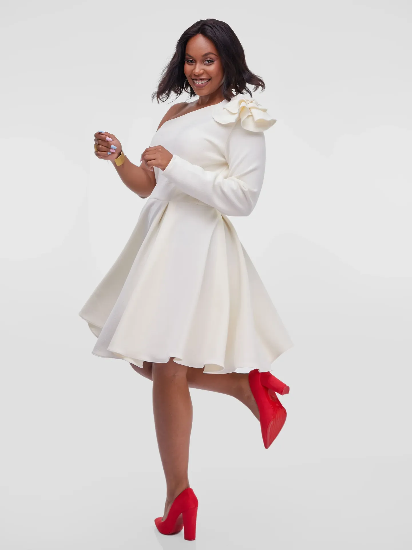 Cara Dress White
