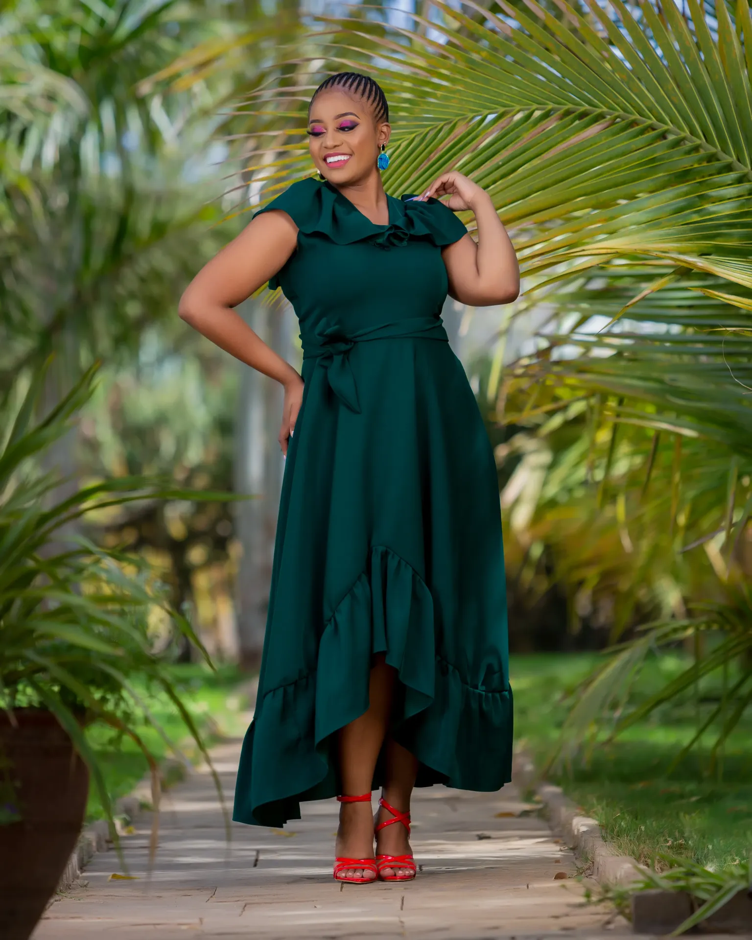 Kendu Dress Emerald Green