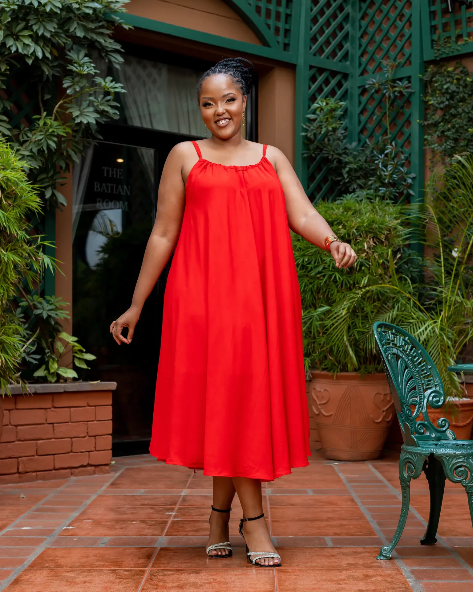 [Red] Esumba Dress Red (2XS)