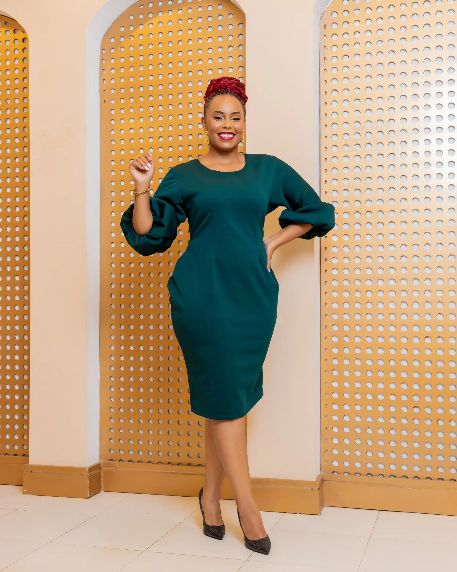 Iguhu Dress Green