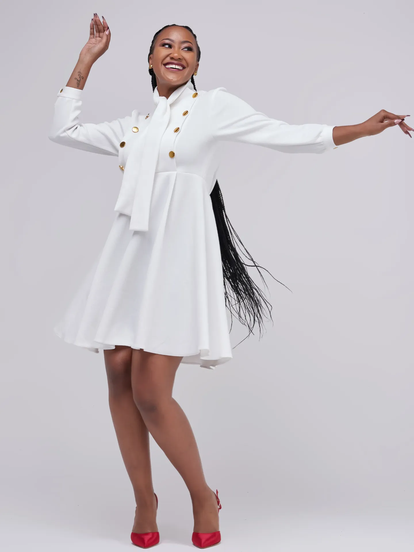 Ingile Dress White