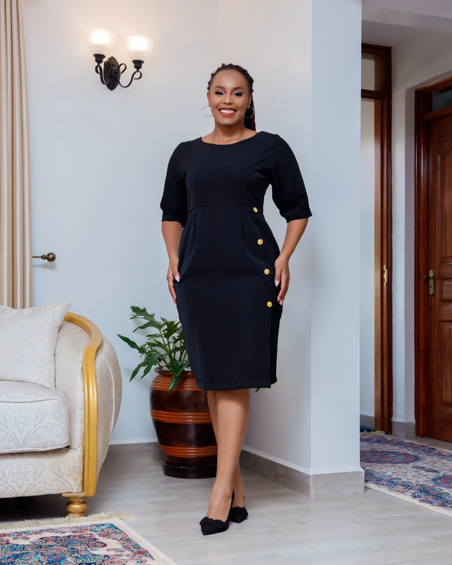 Itembe Dress Black