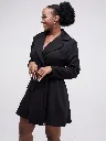 Kalasha Coat Dress Black