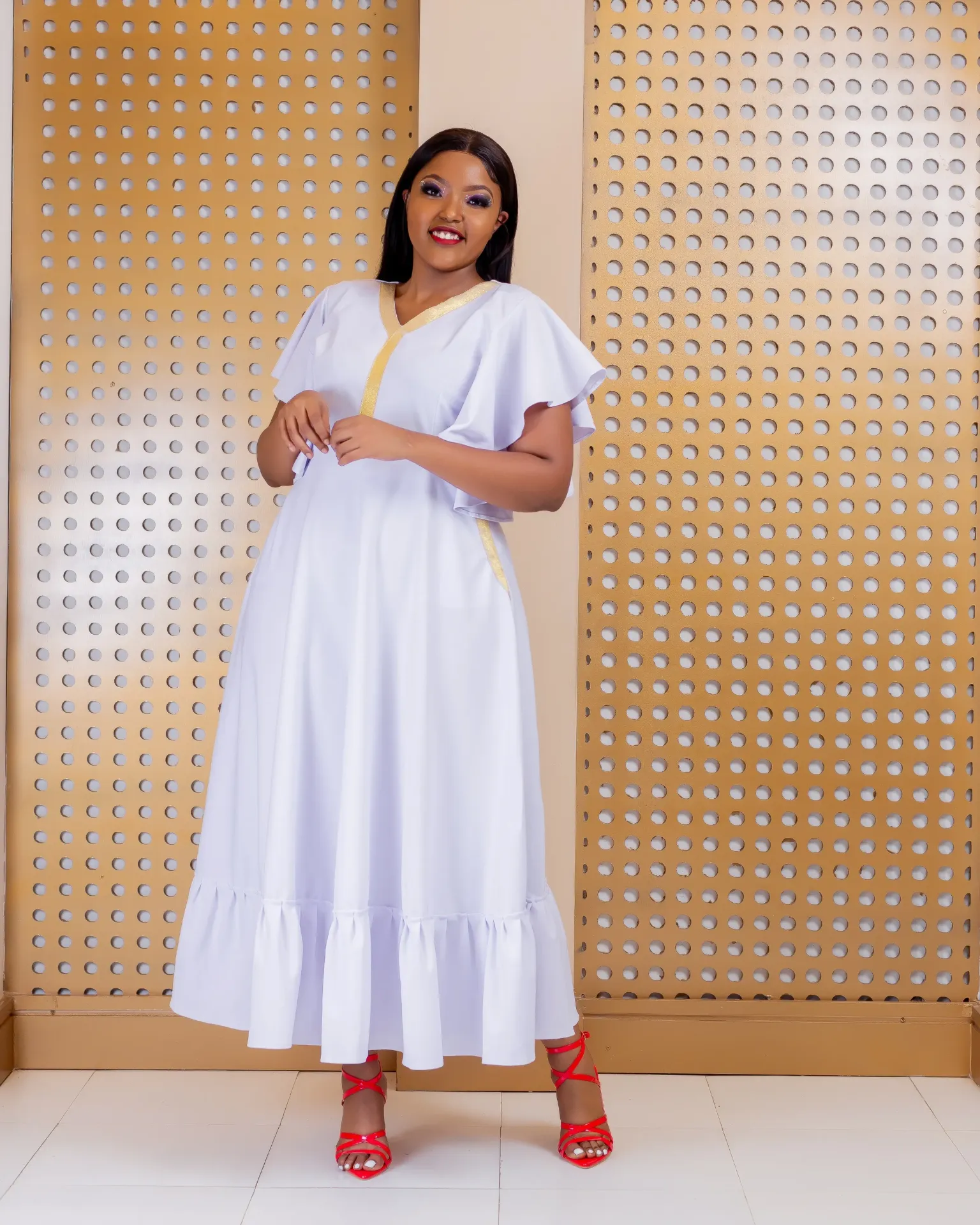 Kawiri Maxi Dress White