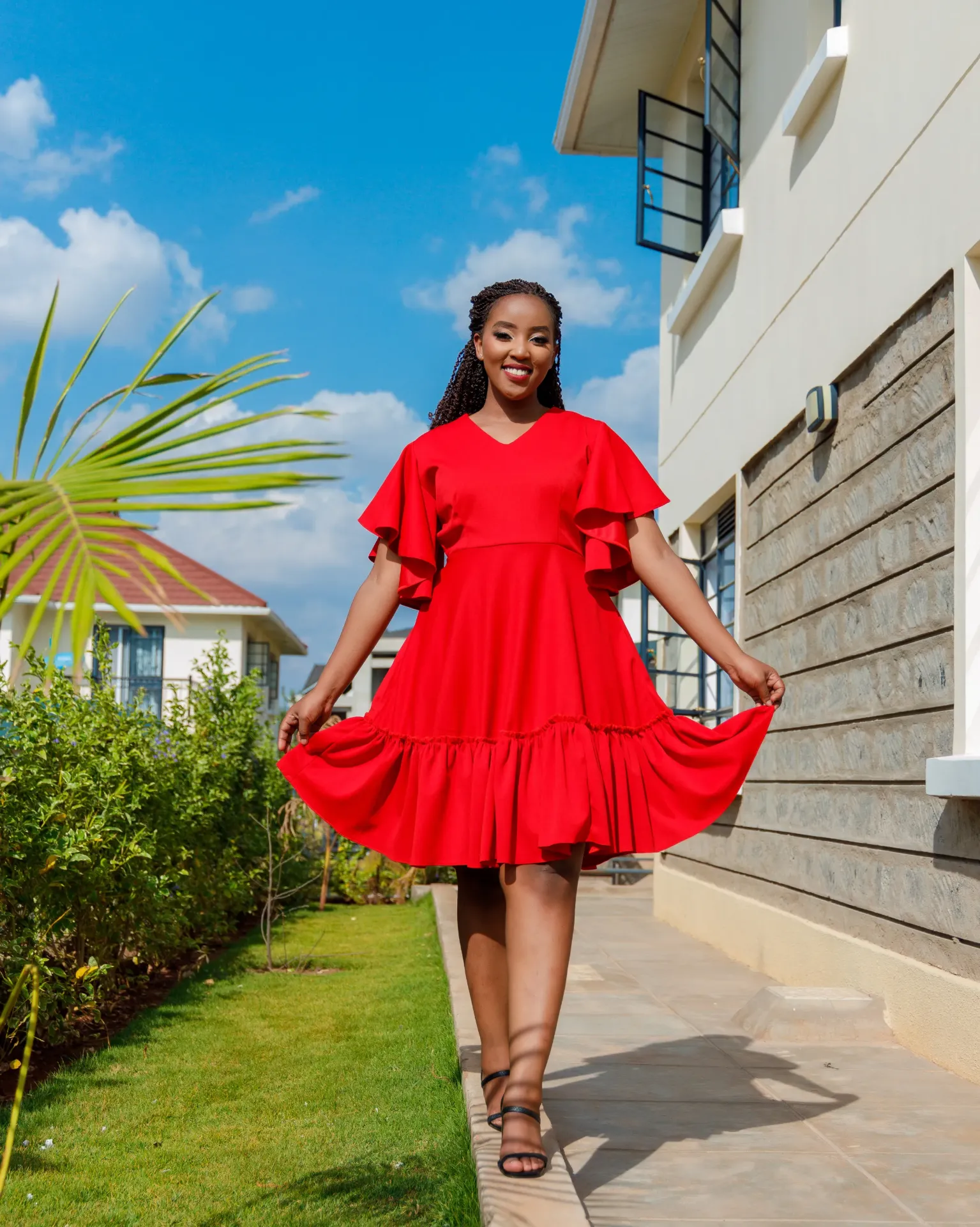 [Red] Kegogi Dress Red (2XS)