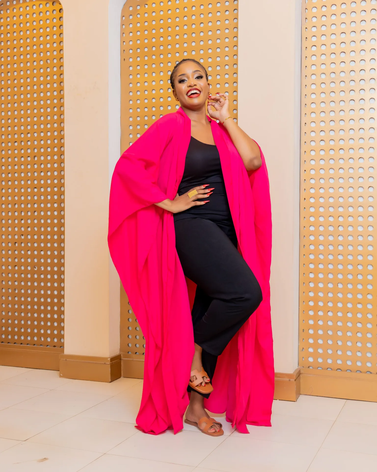 Matian Kimono Hot Pink