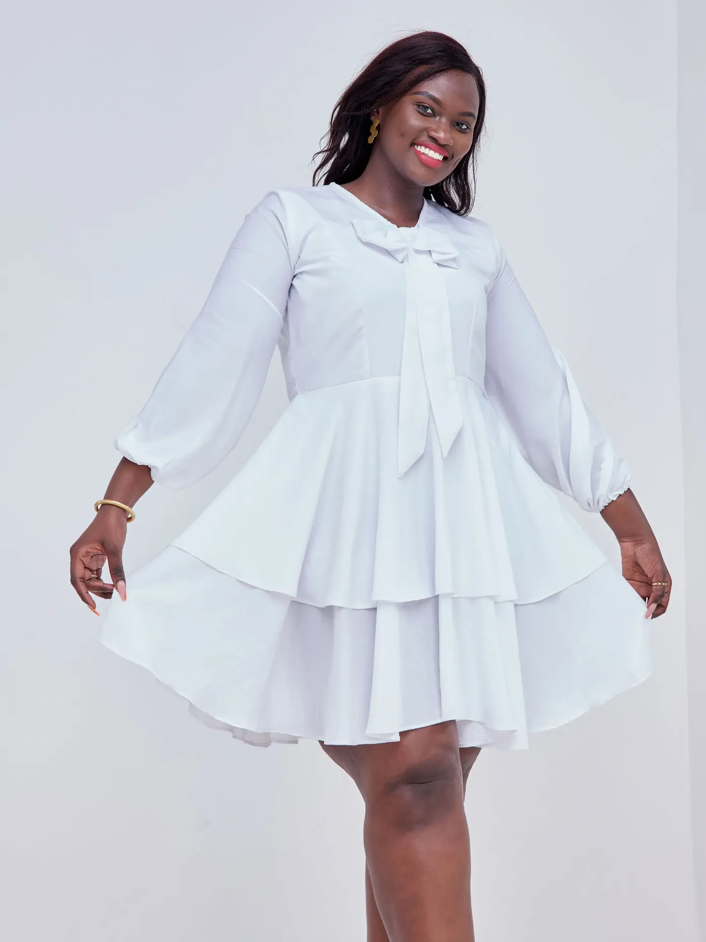 Olooseos Dress White