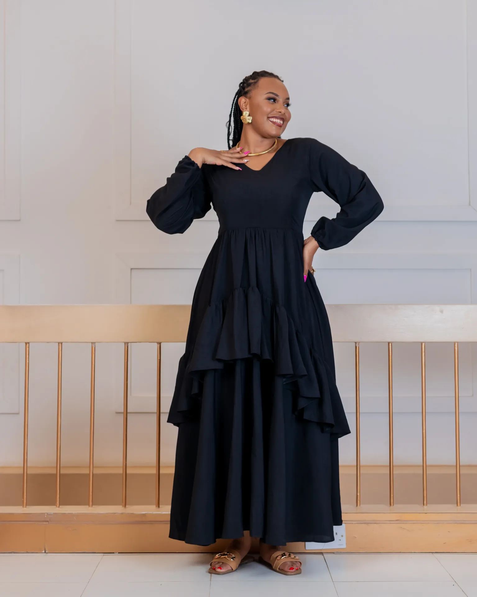Ramasha Maxi Dress Black