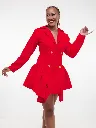 Kibusu Dress Red