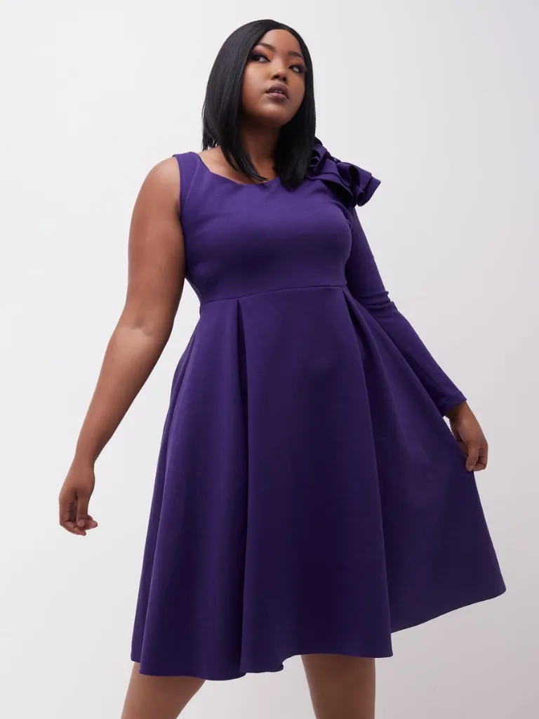 [Purple] Talet Dress Purple (2XS)