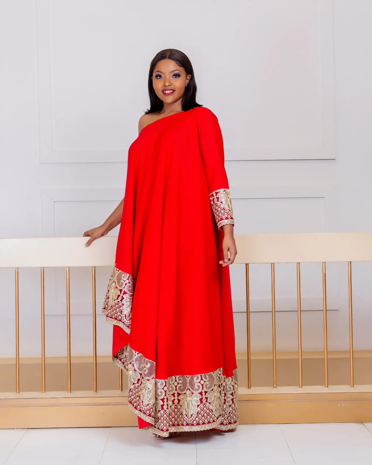 [Red] Titimet Arabic Dress Red (2XS)