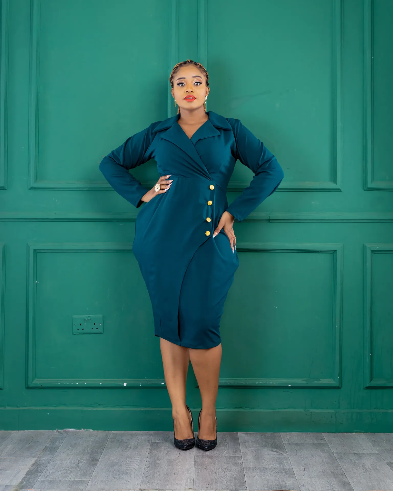 Ulu Dress Emerald Green