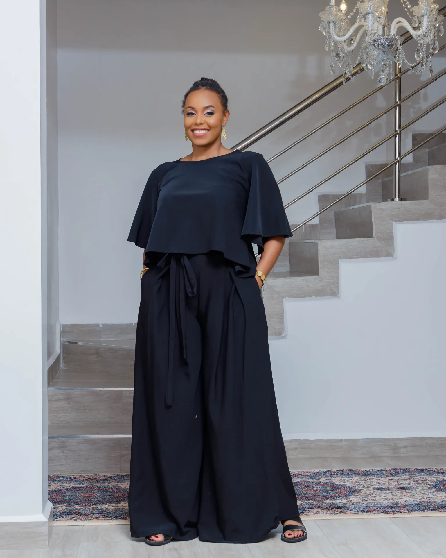 Asumbi Crop Top Only  Black