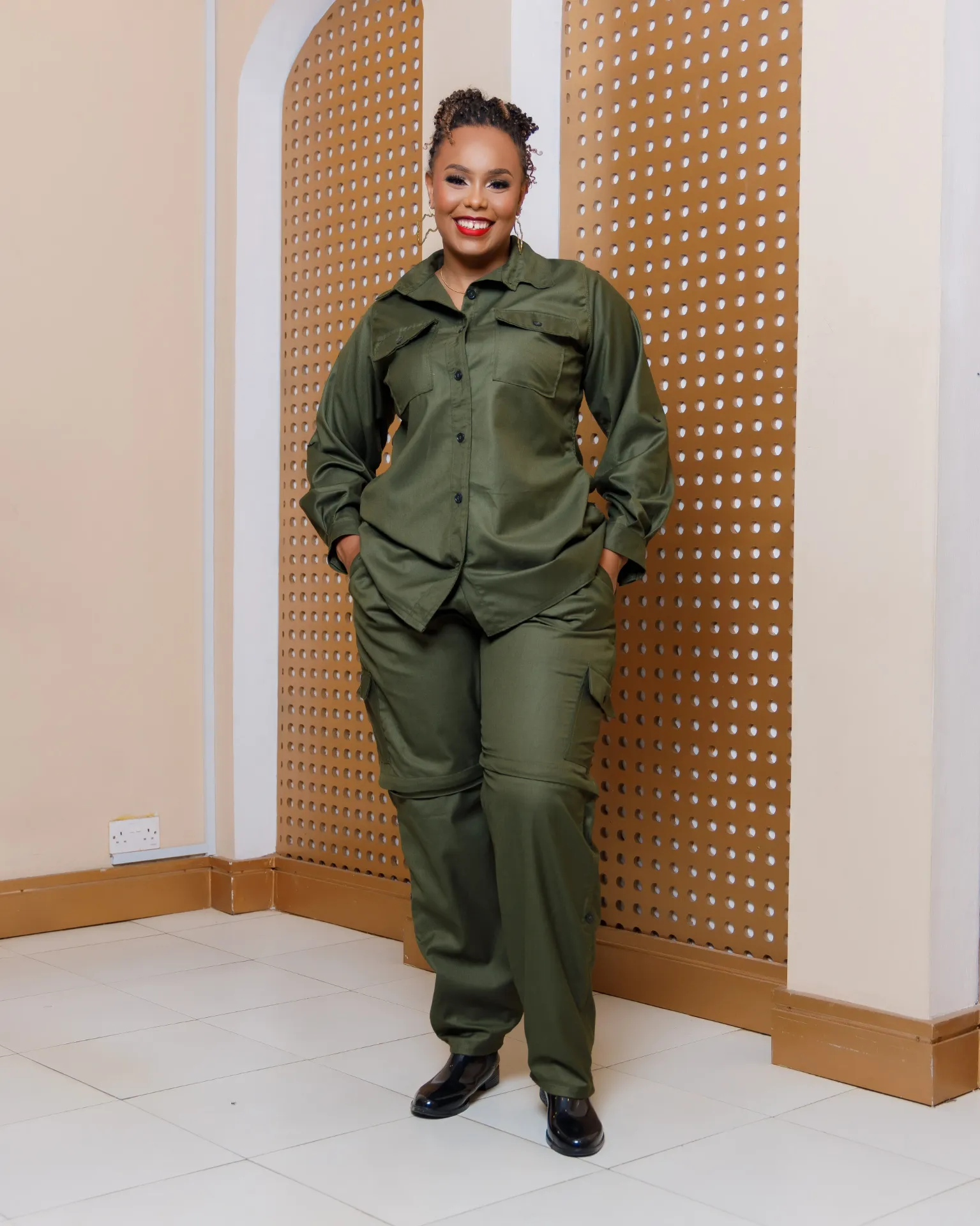 [Emerald green] Safari Tsavo shirt Only (2XS)