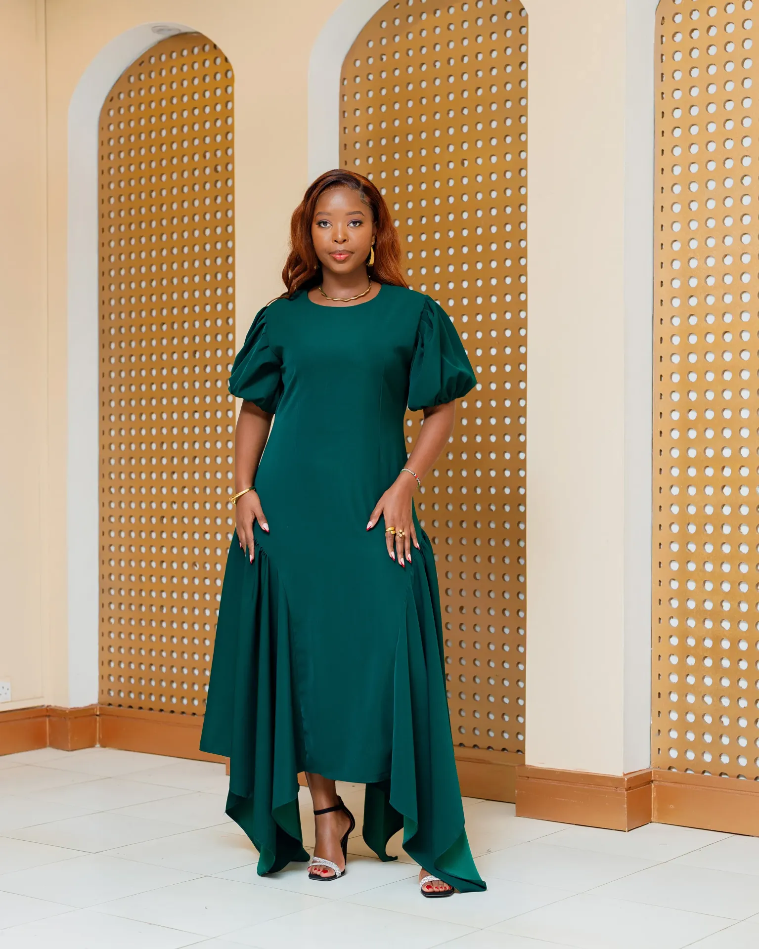 [GREEN] Bathi Maxi Dress- Emerald Green (2XS)