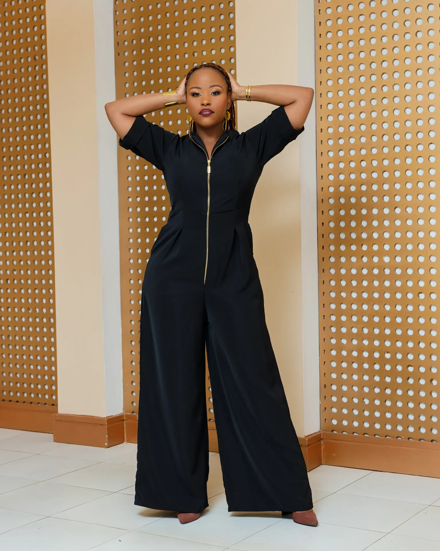[BLACK] Kayata Jumpsuit - Black (2XS)