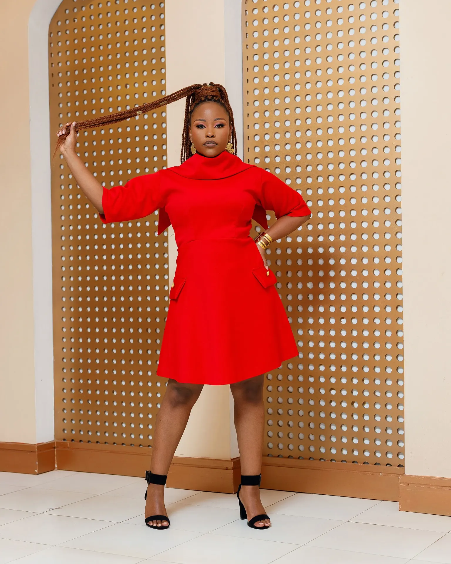 Karinga Dress - Red