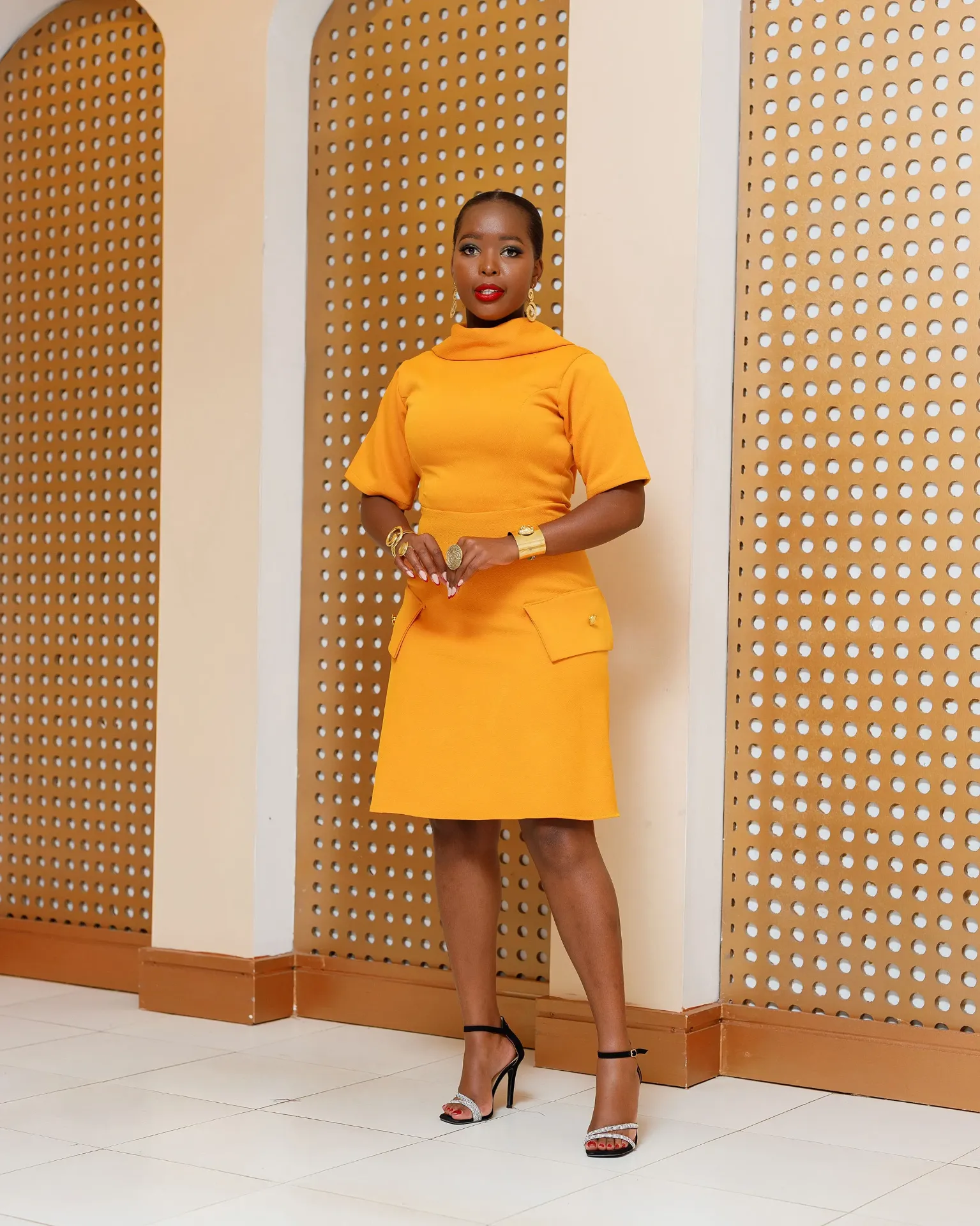 [MUSTARD YELLOW] Karinga Dress -Mustard Yellow (2XS)