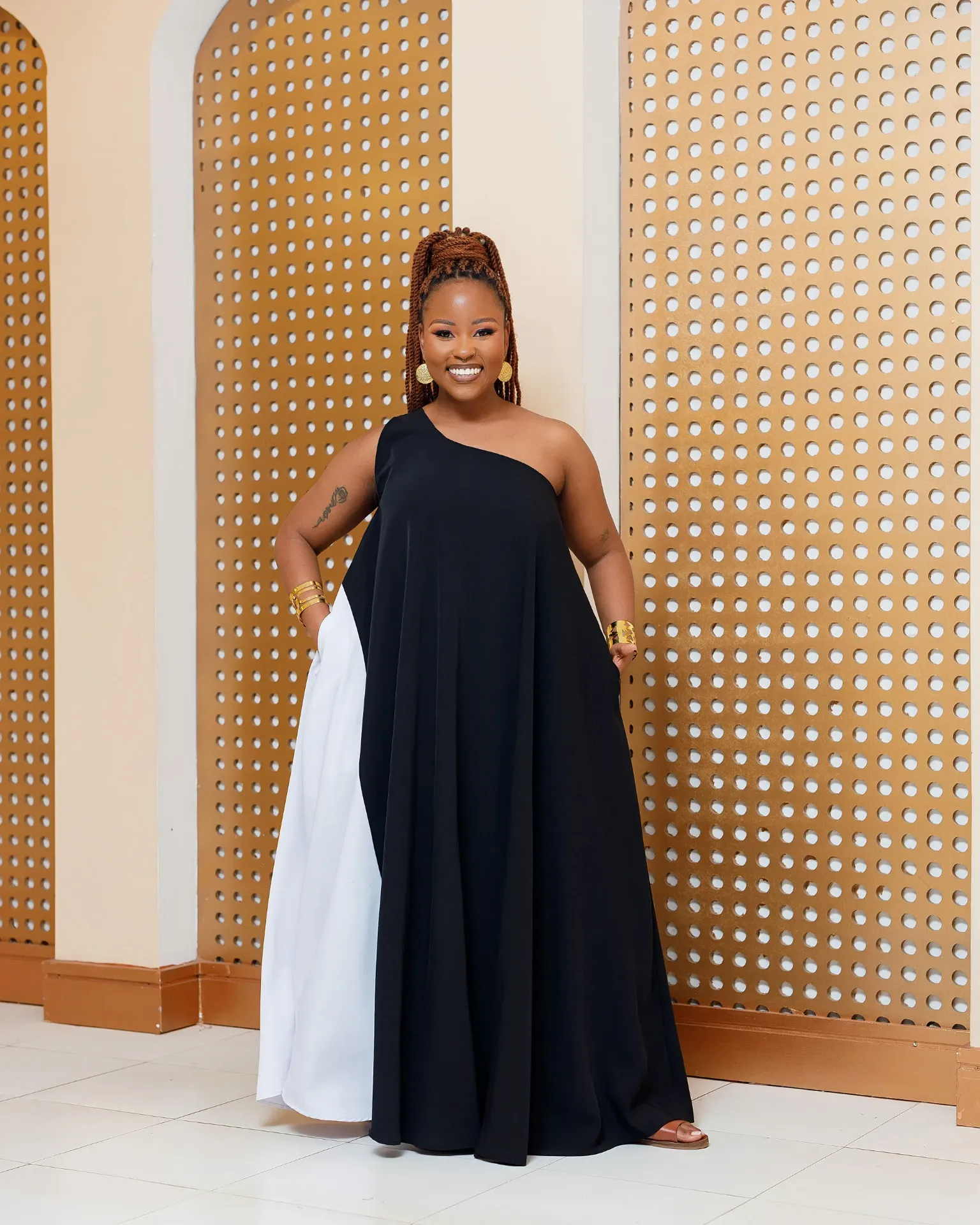 [BLACK] Memusi Maxi Dress - Black (2XS)