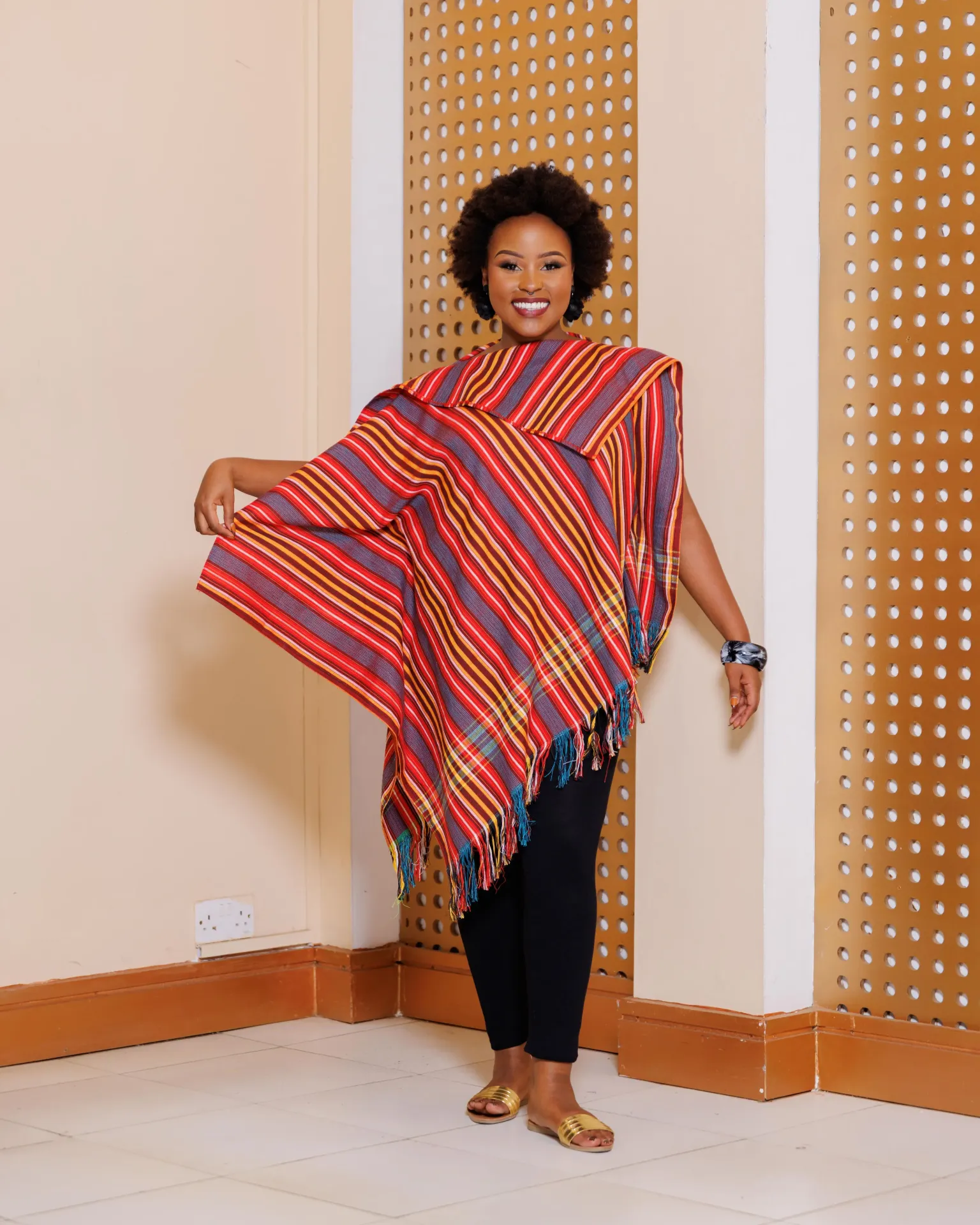 [RED] Nkubu Kikoy Top - Red (2XS)