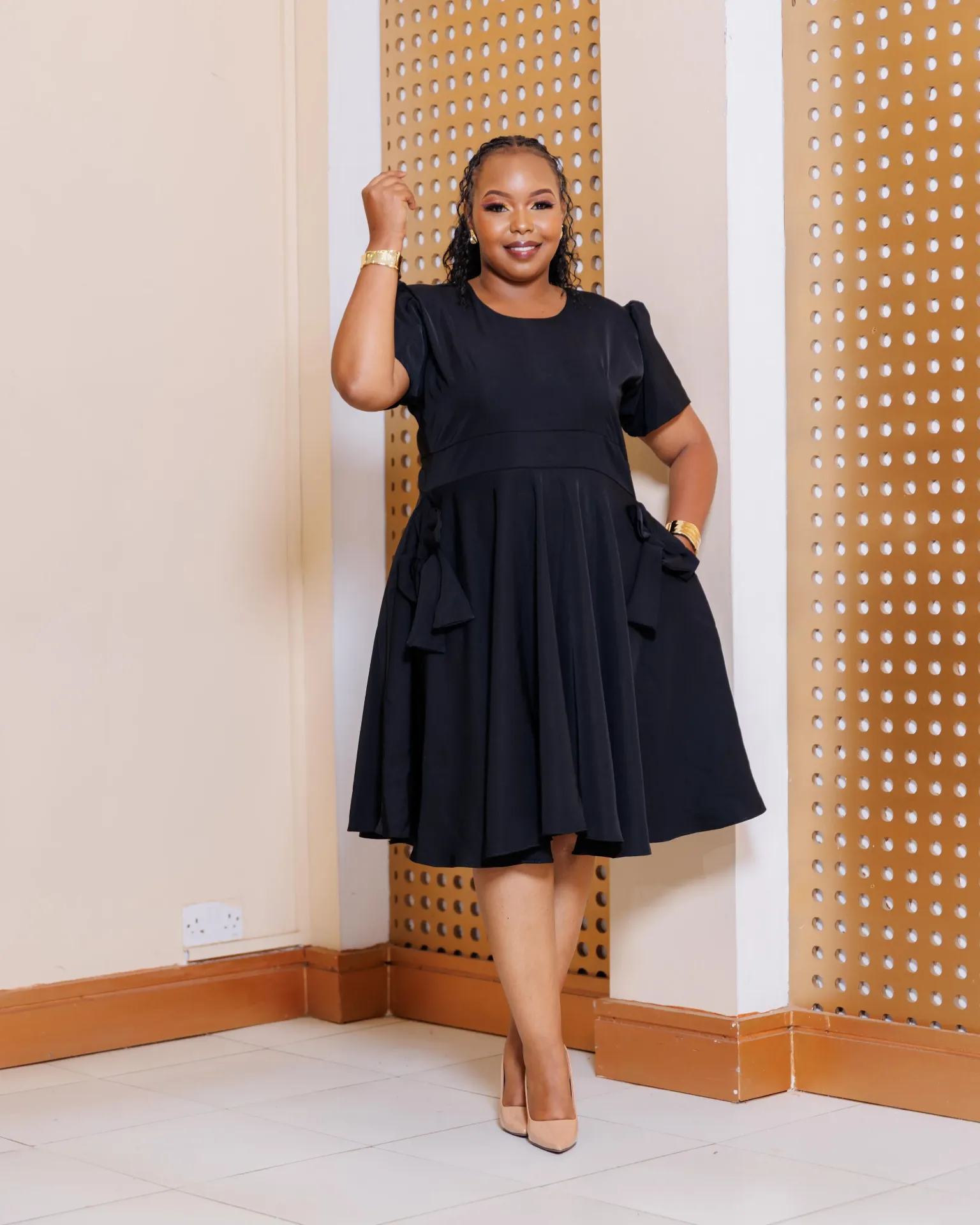 [BLACK] Soy Dress - Black (2XS)