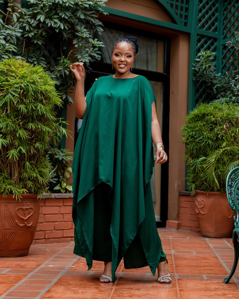Chabera Set (Top + Pants) Emerald Green (2XS)