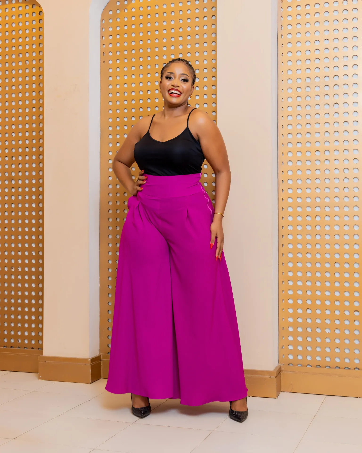 Matian Palazzo Pants Only Fuchsia (XS)