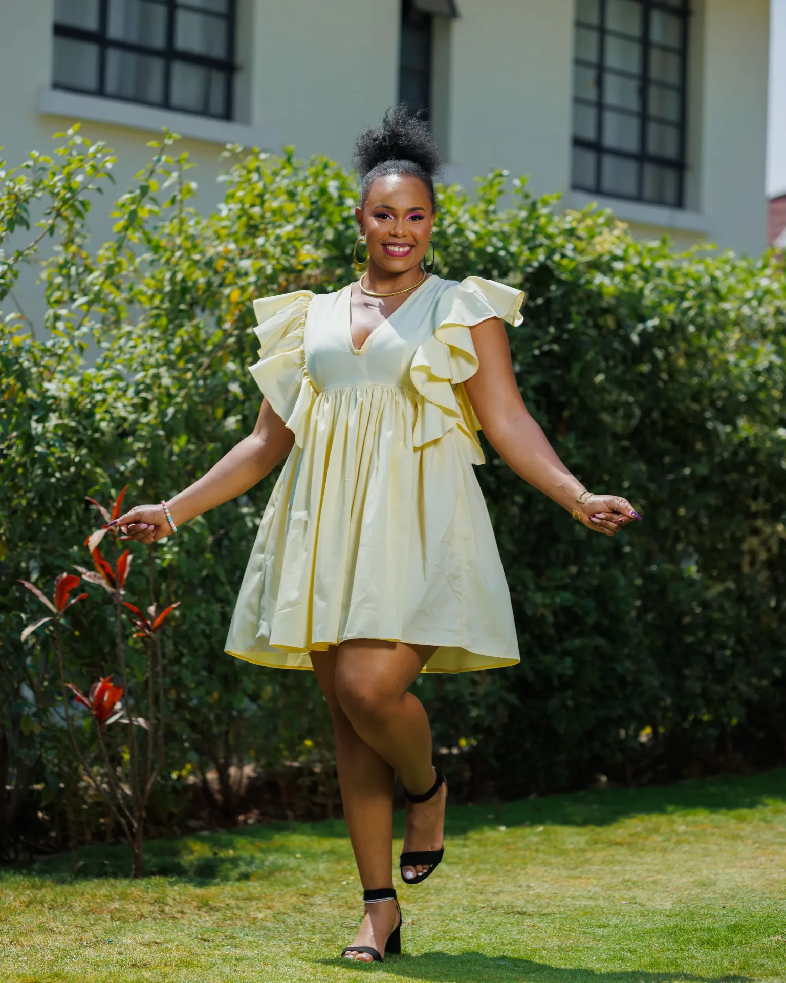Kuresoi Dress Pastel Yellow (2XS)