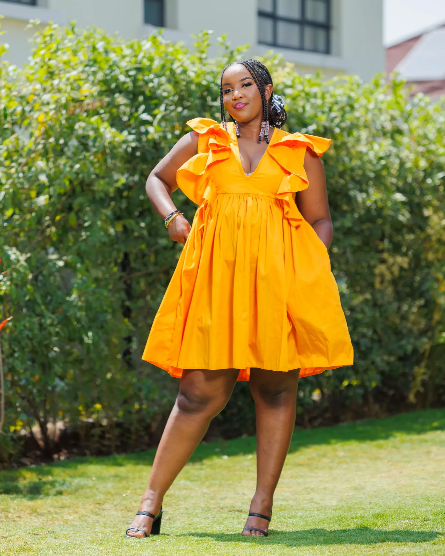 Kuresoi Dress Pastel Mustard Yellow (2XS)
