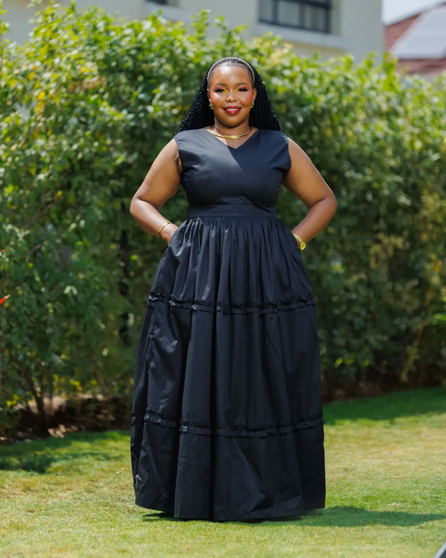 Oldonyo Maxi Dress Black