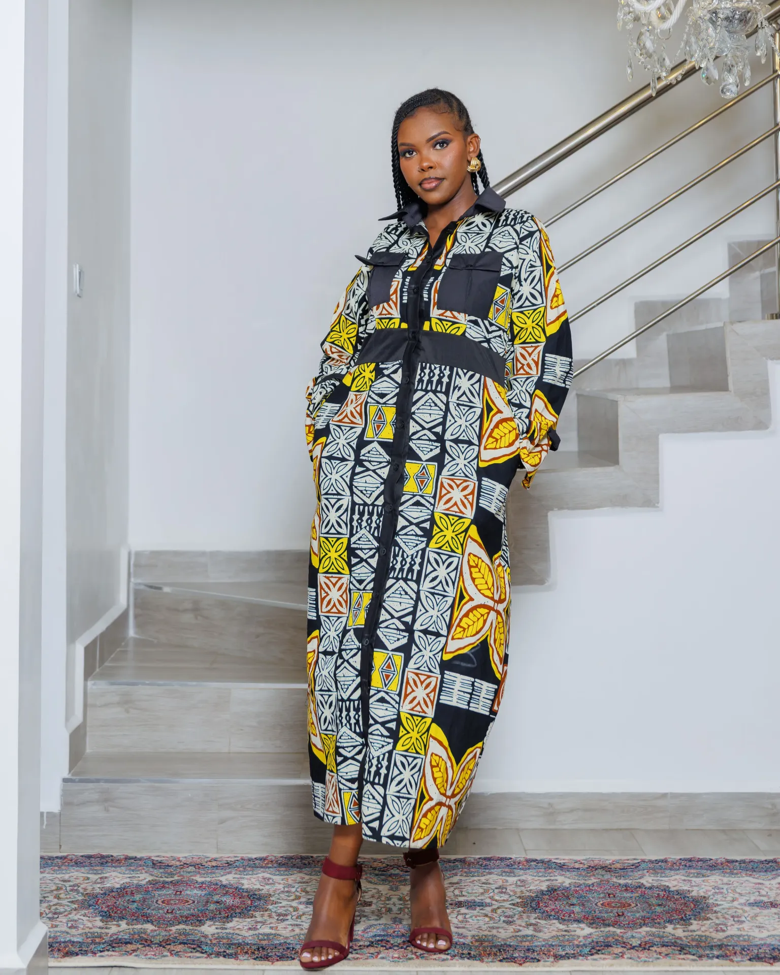 Ankara Ahero Maxi Mustard