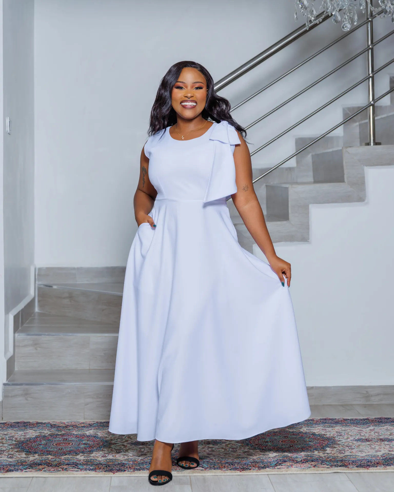 Sabaot Maxi Dress White