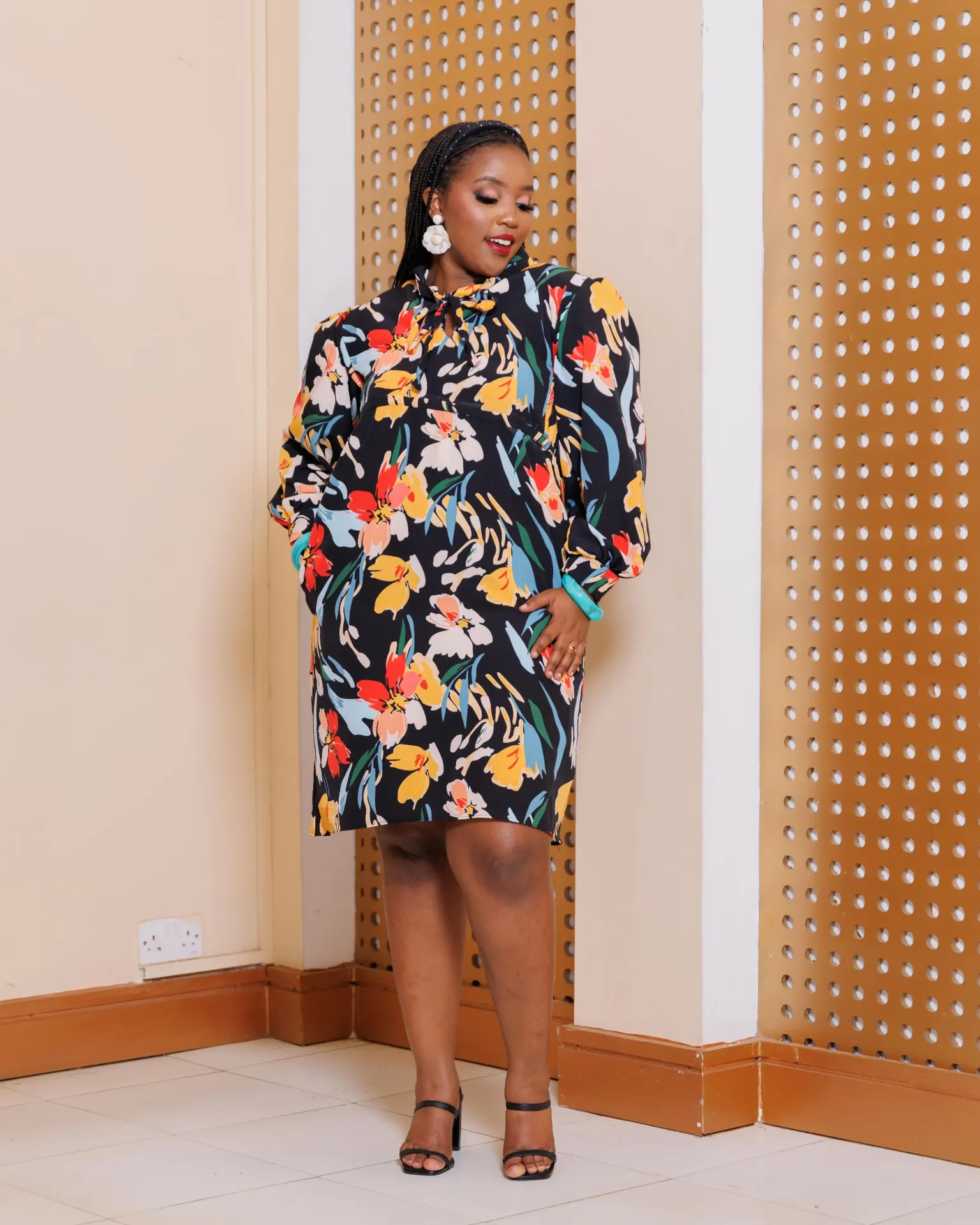 Kaongo Dress - Multicolored Print CL