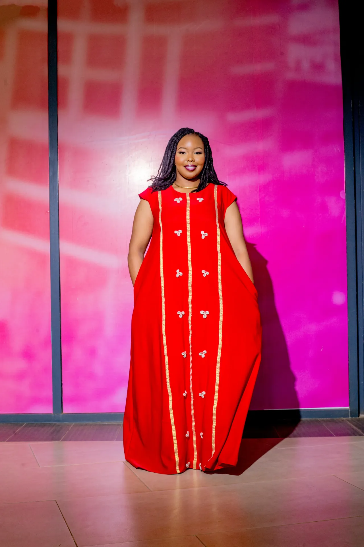 Nyandiwa Maxi Dress - Red