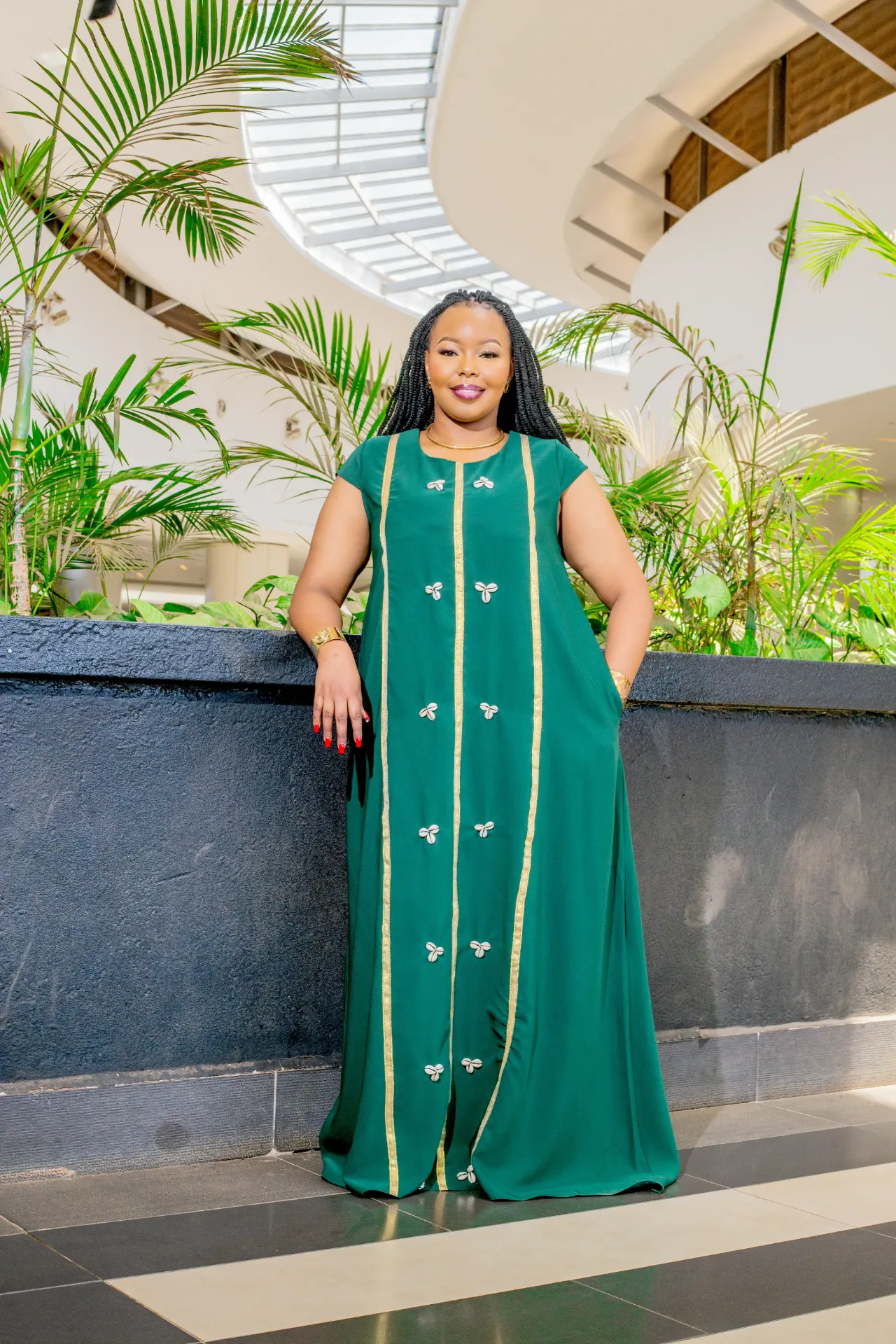 Nyandiwa Maxi Dress - Emerald Green
