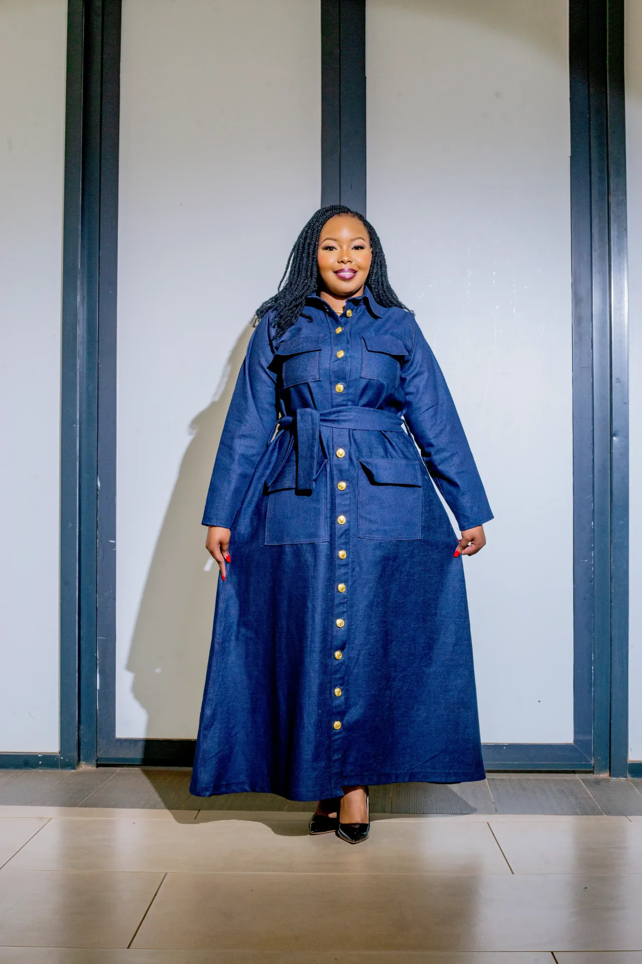 Denim Amboseli Maxi Dress