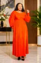 Mirogi Evening Dress - Orange