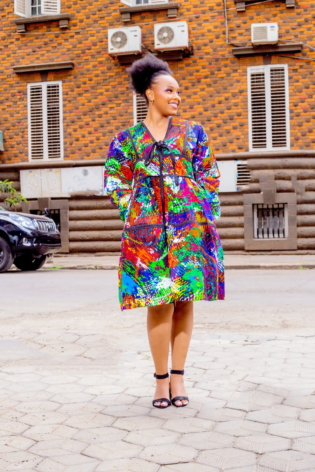 Sena Ankara Dress - Multi Coloured (2XS)