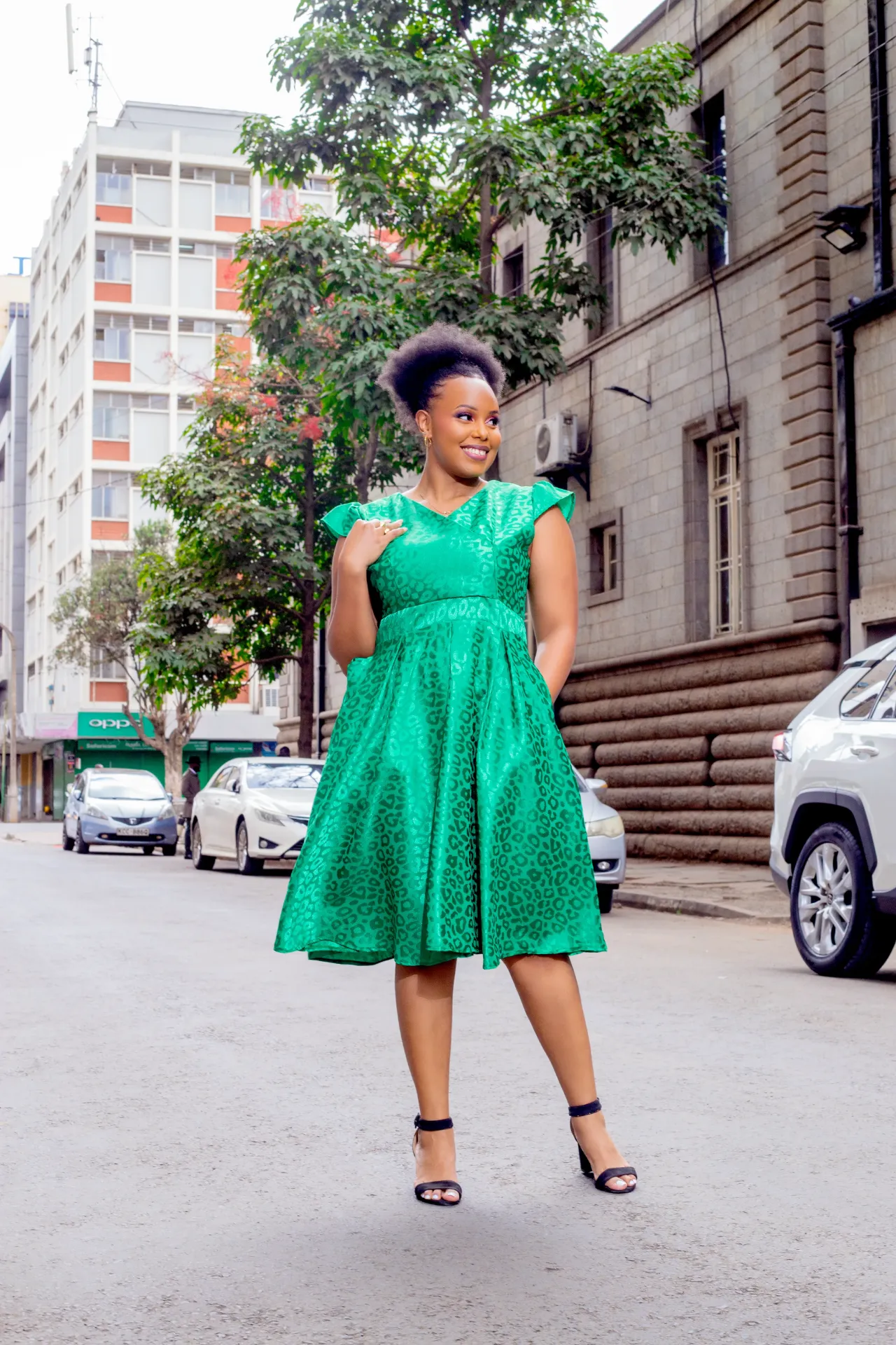 Muhuru Dress - Green
