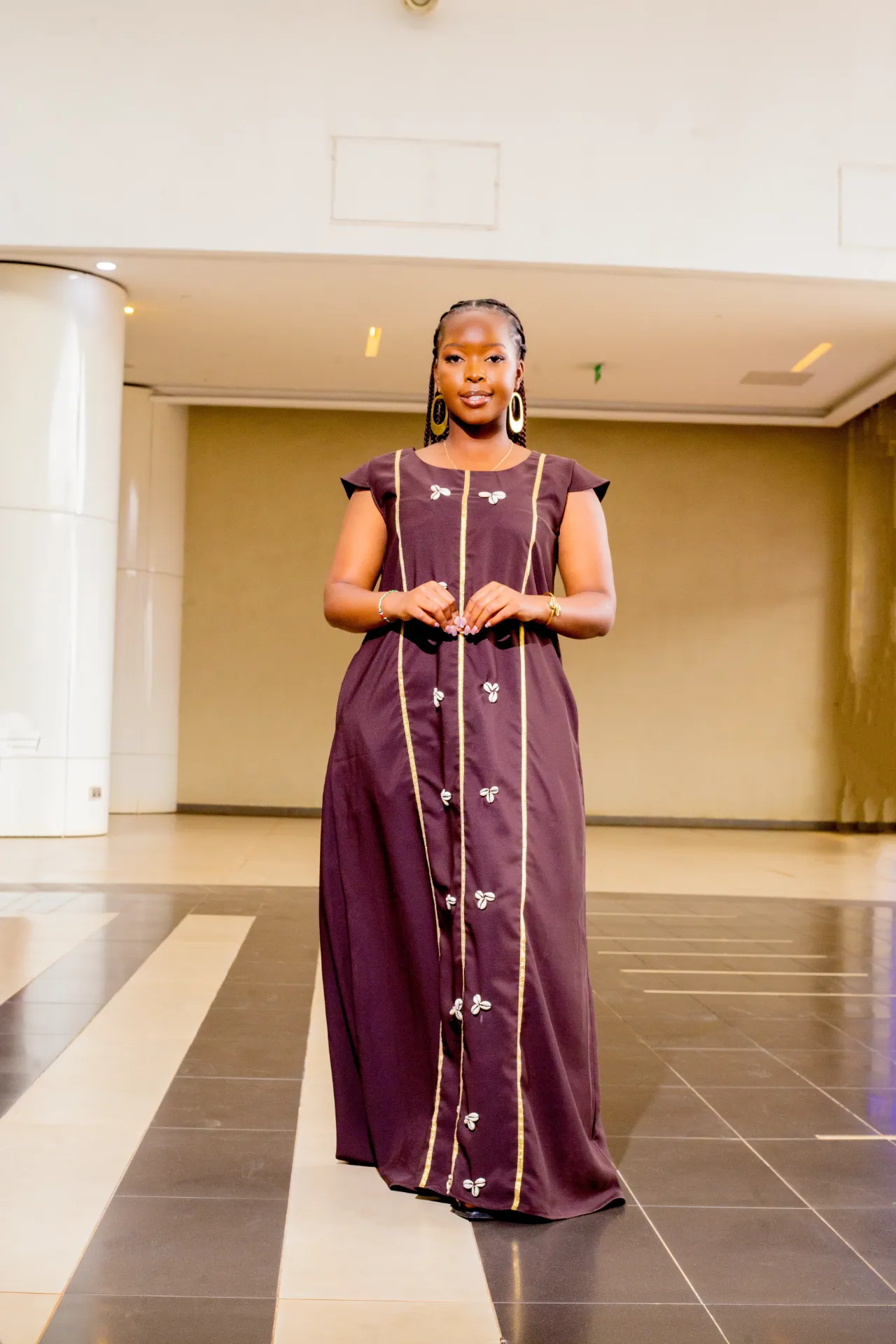 Nyandiwa Maxi Dress - Chocolate Brown