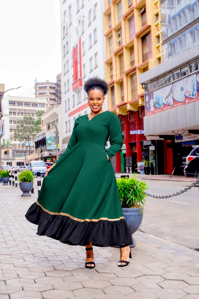 Ekero Maxi Dress - Green