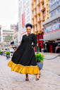 Ekero Maxi Dress - Black/ Mustard